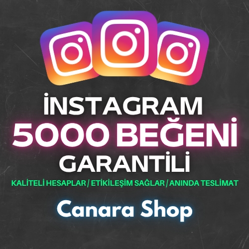  ⭐ İNSTAGRAM 5000 BEĞENİ - Garantili - Hızlı - Piyasanın En İyisi